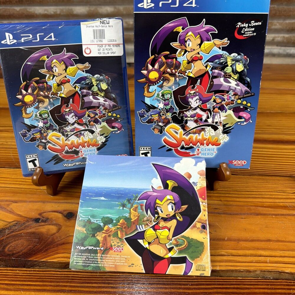 Shantae: Half-Genie Hero Sony PlayStation 4 Risky Beat Edition New!!